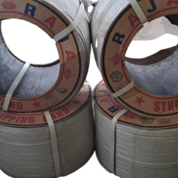 

Terbaru!! Tali Strapping Band/ Tali Packing/Tali Klem Warna Putih 15Mm Merk Raja Cod