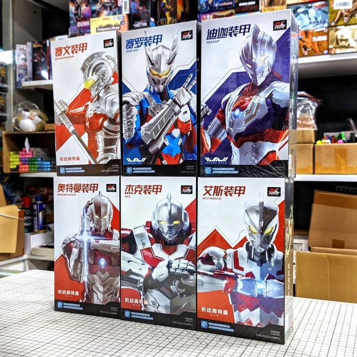 Zd Toys 1/10 Ultraman Suit Netflix Seven Ace Jack Taro Tiga Zero