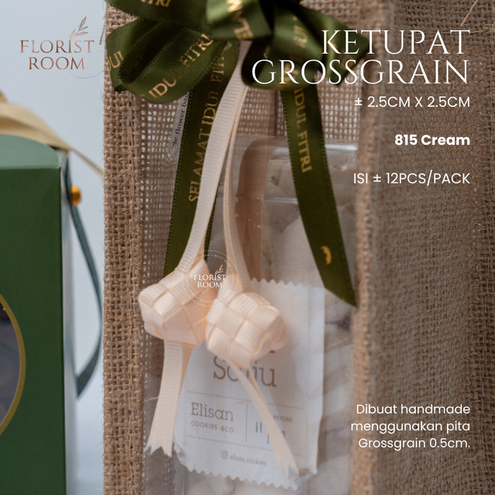 

Ketupat Grossgrain 0.5Cm Isi 12Pcs - Hiasan - Hampers Idul Fitri