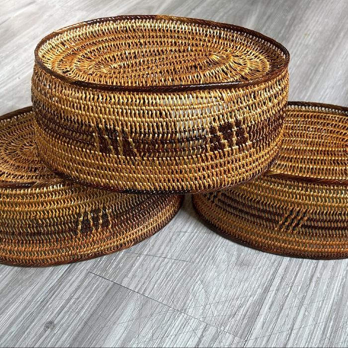 Peci Rotan Gusdur Gorontalo Muslim Kopiah Songkok Motif Hitam Asli 100%