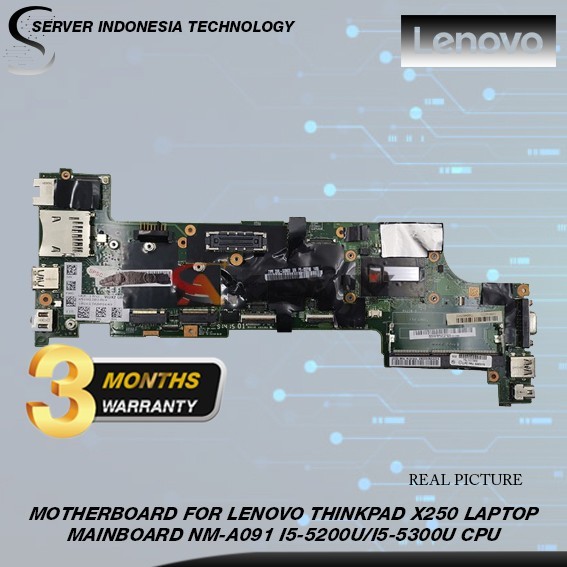 TERBARU MOTHERBOARD FOR LENOVO THINKPAD X250 X240 LAPTOP MAINBOARD NM-A091