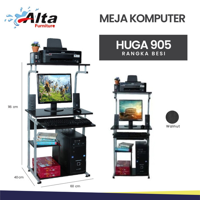 Laris Meja Komputer/Meja Laptop/Rak Komputer/Minimalis/Rak/Rangka Besi