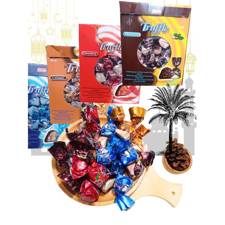 

terbaru !!! cokelat truffle mix 1 kg / cokelat arab / cokelat / oleh oleh haji umroh ready