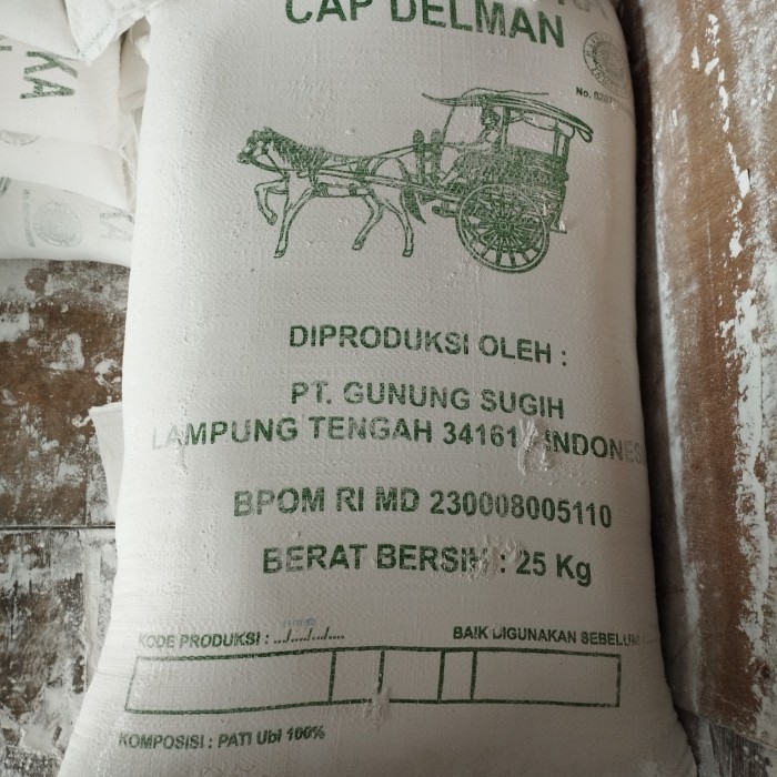 

Sagu delman hijau 25 kg sagu tapioka