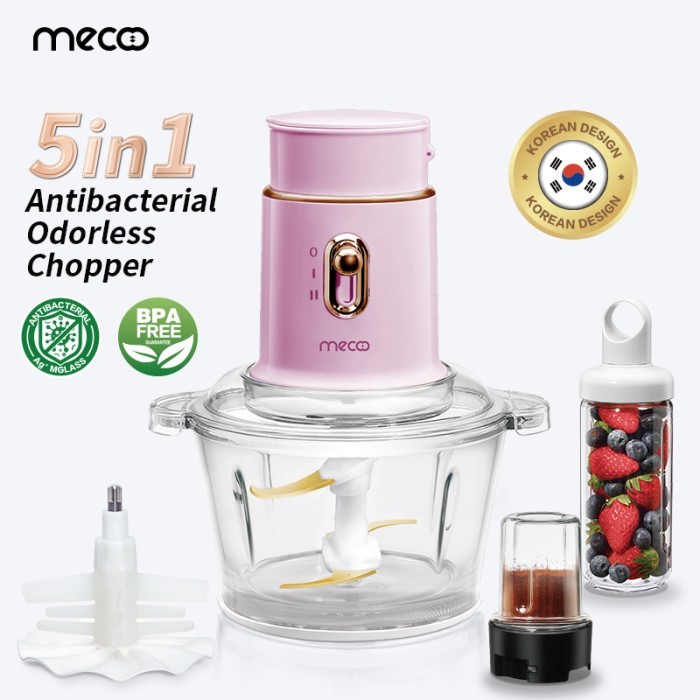 Chopper Mecoo Blender Food Processor Grinder 5 in 1 Mecco