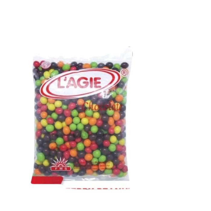 

terbaru !!! lagie/ legie chocolate febby peanut aneka warna 1 kg cokelat coklat food snack peach