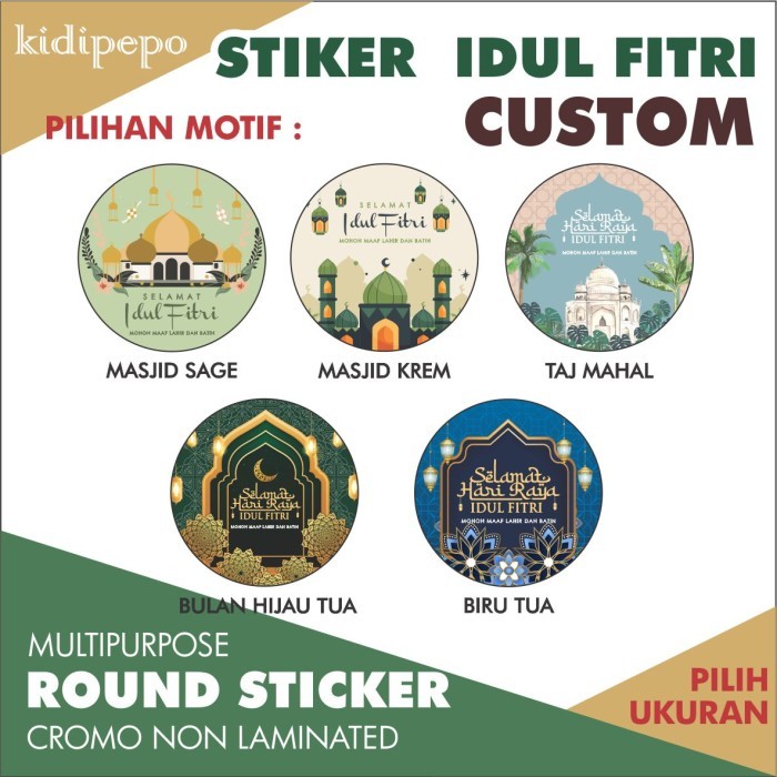 

Terlaris STIKER IDUL FITRI CUSTOM - PER LEMBAR A3 SALE