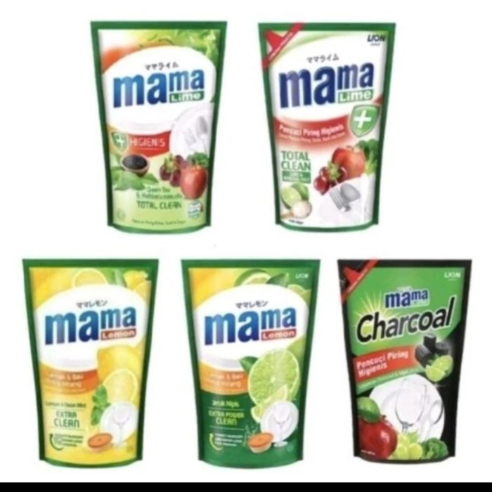 mama lemon 780 ml jeruk nipis /lemon/ mineral salt & green tea