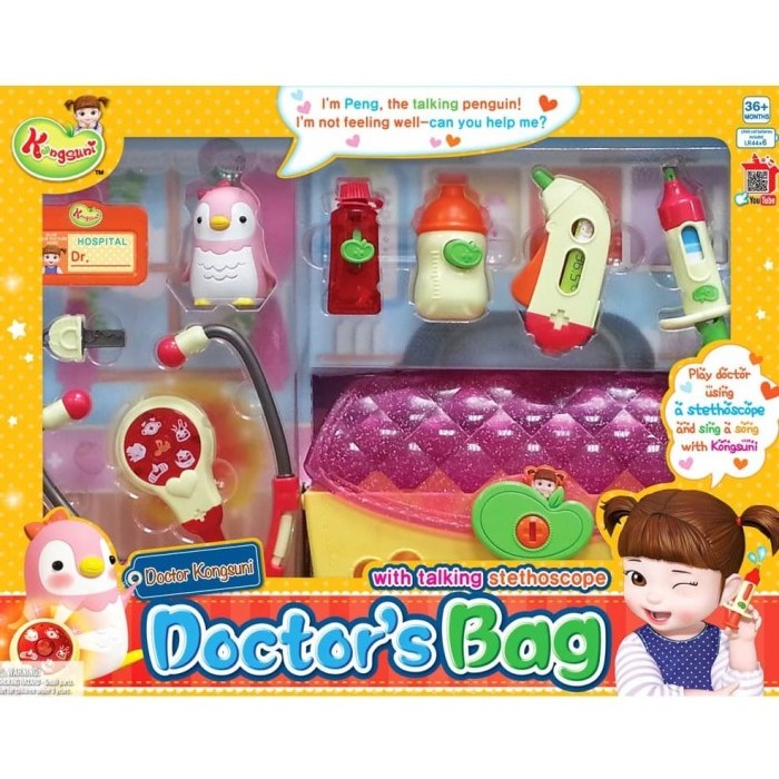 KONGSUNI DOCTOR KONGSUNI DOCTOR'S BAG WITH TALKING STETHOSCOPE