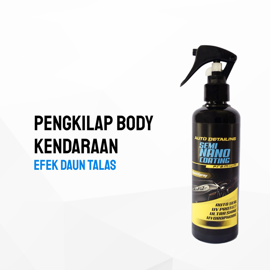 Semi Nano Ceramic Coating / Nano Coating / Pengkilap Body Motor