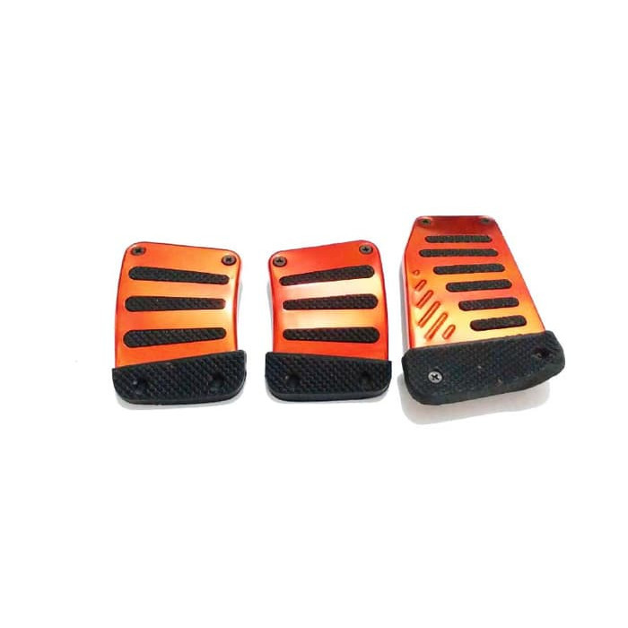 UNIVERSAL COVER PEDAL GAS MOBIL MANUAL ALUMINIUM F1 ALL NEW JAZZ TERBATAS