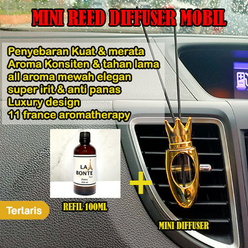 Labonte Parfum Pengharum Mobil Stick Diffuser Clip Aromaterapi Difuser