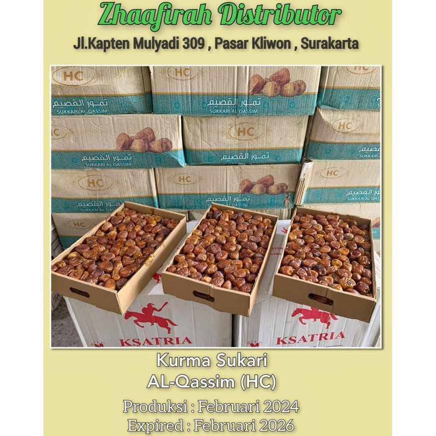 

Kurma Sukari Al Qasim HC 3 Kg