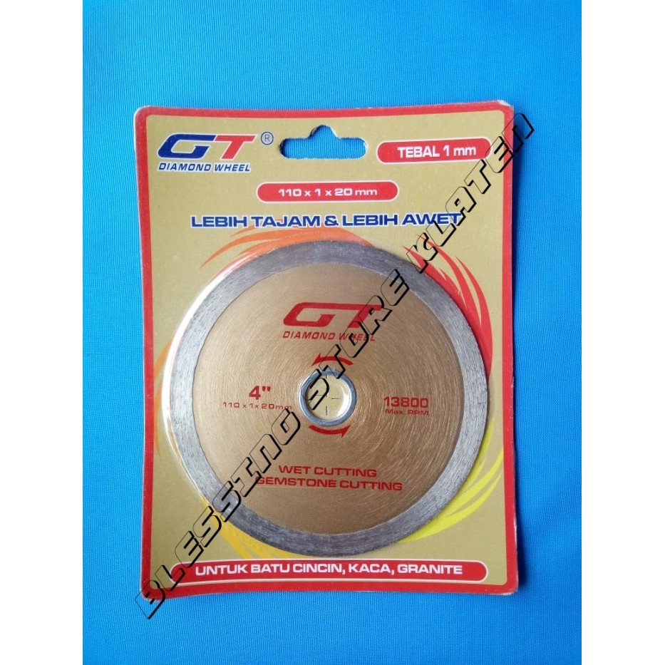 ><><><] DIAMOND WHEEL / DIAMOND WHEEL WET 4 INCH GT / DIAMOND WHEEL WET MURAH
