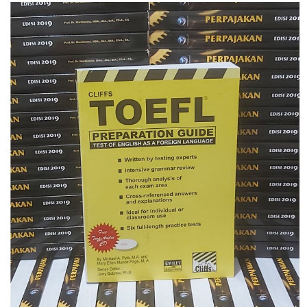 New 100% Originalll Toefl Bonus Cd By Cliffs Terlaris Best Quality Asli 100% Original