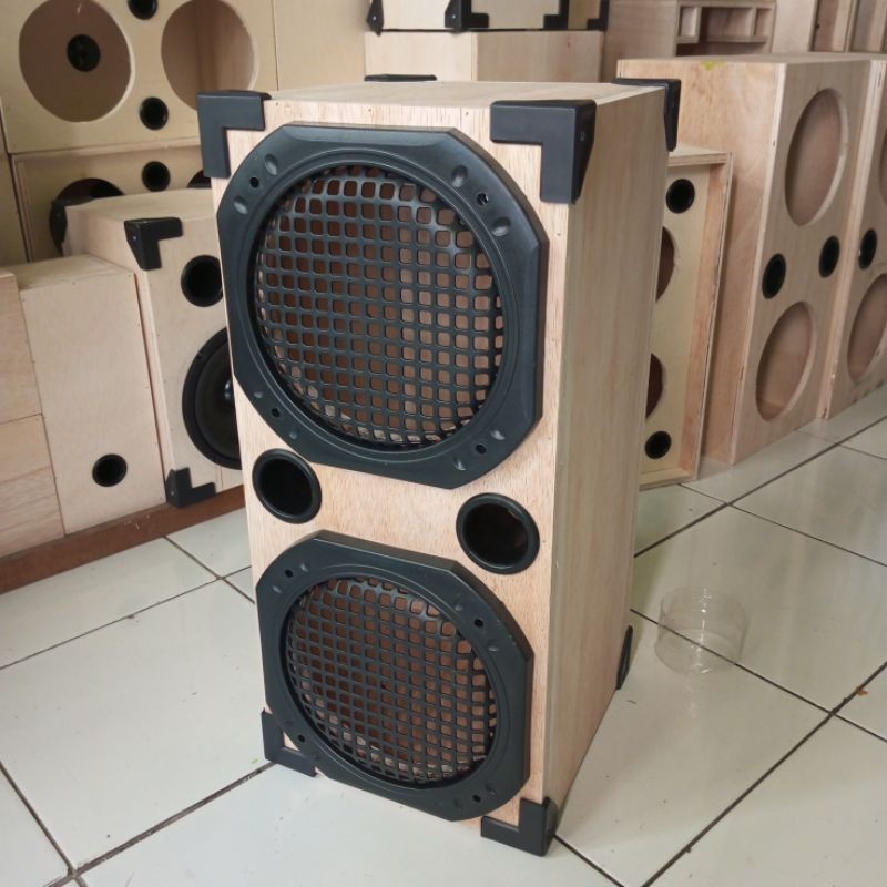 Box speaker 8 inch double triplek 12mm