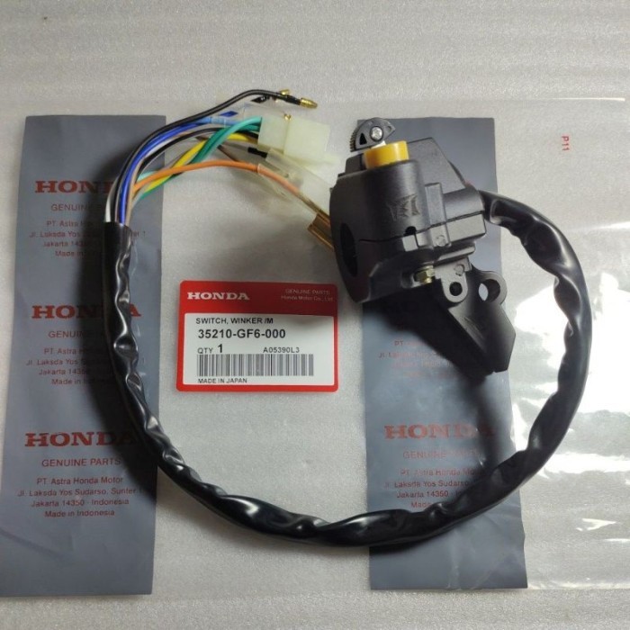 Saklar Switch Holder Lampu Kiri Honda Win New - Win Original Tec