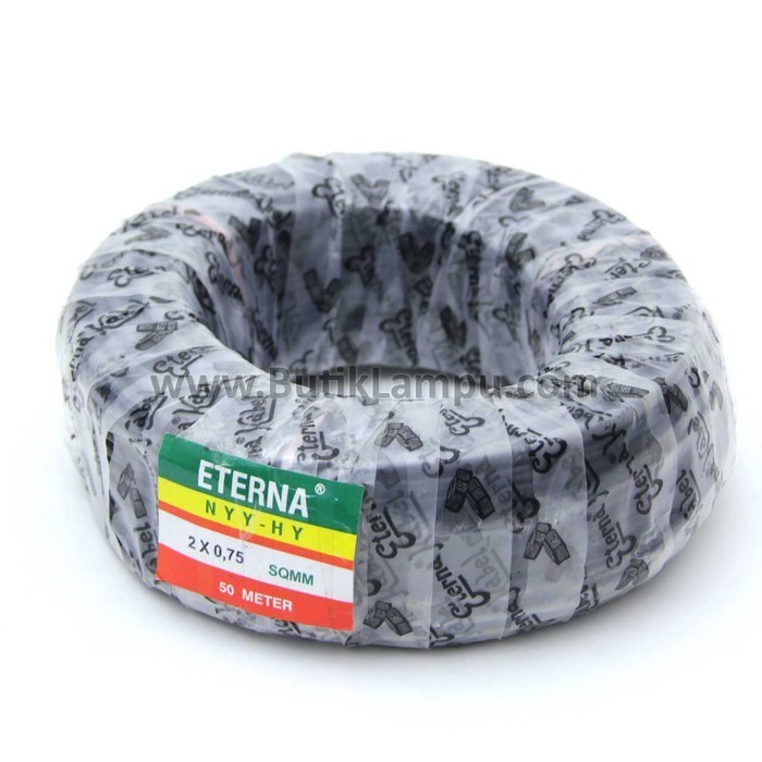 Kabel Serabut Eterna Nyyhy 2X0.75 (1Roll) @50M