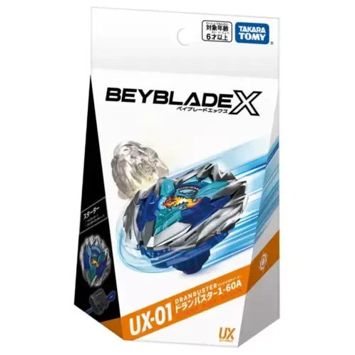 Mainan Beyblade X UX-01 Starter Dran Buster 1-60A