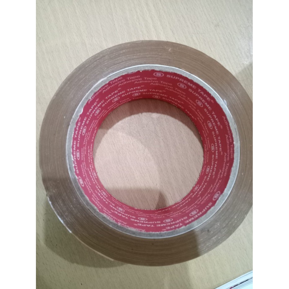 

Terbaru!! Lakban Supreme Tape F/G Tan Coklat 48Mm X 90Y X 45Um - 6 Roll Cod