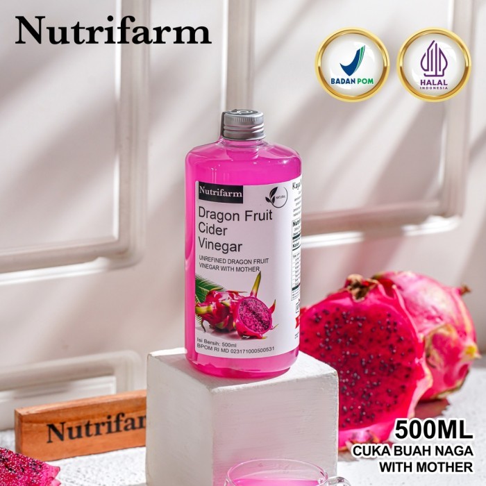 

CUKA BUAH NAGA 500 ML ORIGINAL/DRAGON FRUIT VINEGAR WITH MOTHER/CUKA BUAH NAGA ORGANIK TANPA