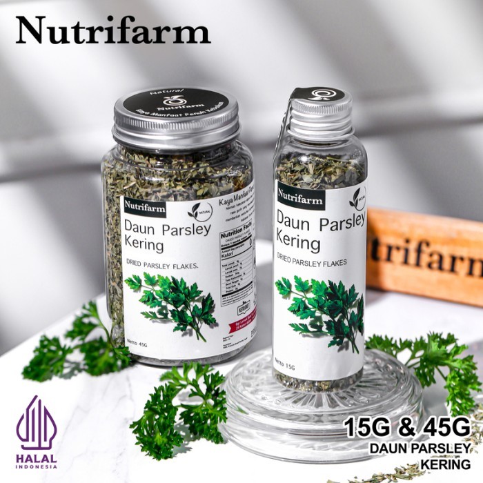 

DAUN PARSLEY 15GR 45 GR KERING BUBUK MPASI FLAKES SEGAR 1KG KOEPOE KOEPOE JAYS KERING 1KG BAKERY