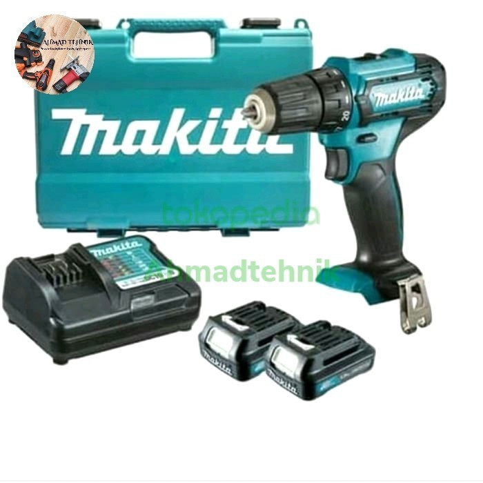READY STOK mesin bor batrey cordless makita df333dwye 12volt / BOR CORDLESS DRIVER DRILL MAKITA DF
