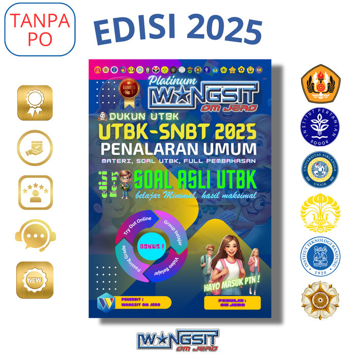 

Terbaru Buku Wangsit Om Jero Penalaran Umum Utbk Snbt 2025 Full Materi Dan Pembahasan Dengan Soal