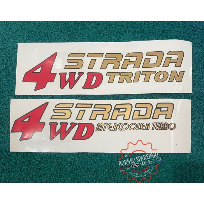 ;&;&;&;&] Sticker Stiker Bak Strada Triton