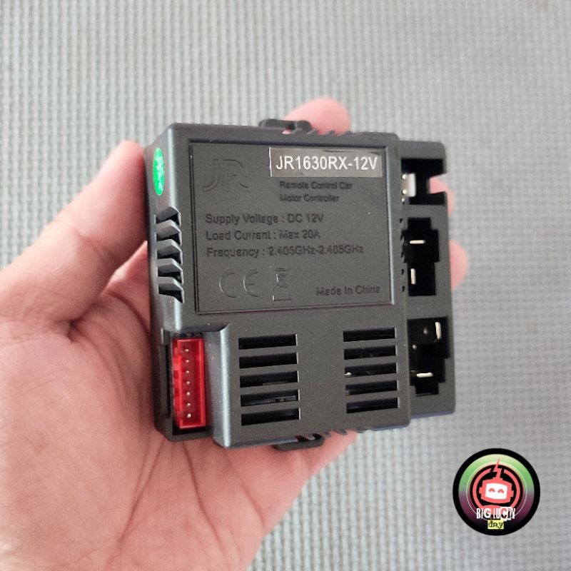 RECEIVER JR1630RX-12V 7PIN 20A SOCKET B MERAH MOBILAN AKI JR 1630 RX 12V 7 PIN SOKET MERAH B JRRX12V