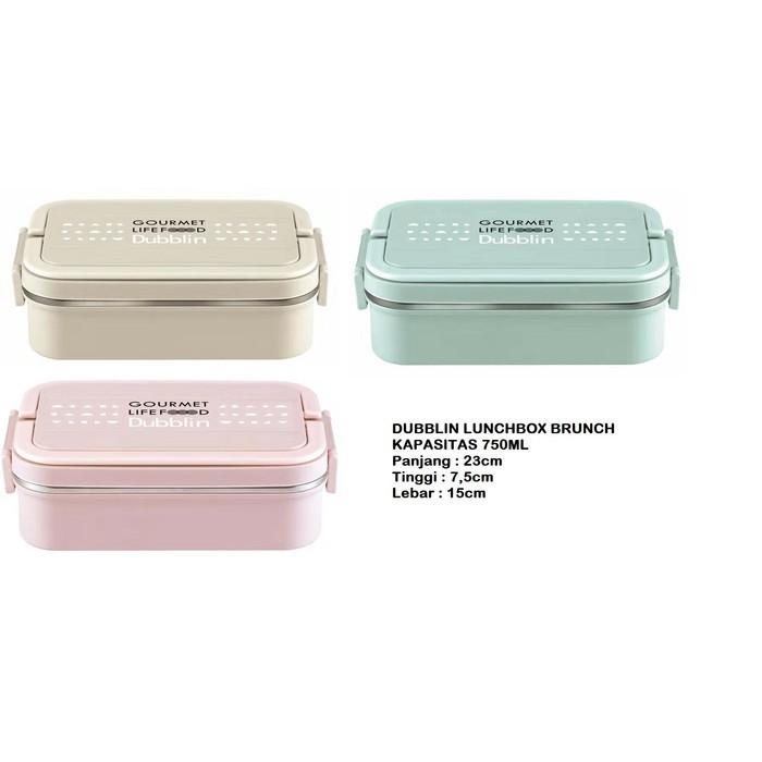 TEMPAT MAKAN / OMPRENG / LUNCHBOX STAINLESS DUBBLIN BRUNCH