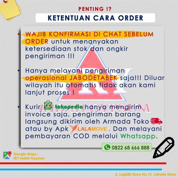 Terbaru List Moulding Gypsum Profil Biding Polos 5Cm - Original Tryindah Best Seller
