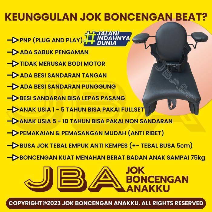 KURSI BONCENG ANAK UNTUK MOTOR BEAT