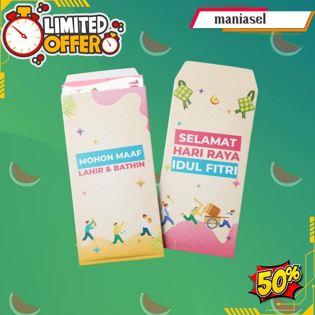 

[ Isi 10,20,30,50 Pcs ] Amplop Lebaran 2025 / Amplop Lebaran Aesthetic / Amplop Angpao Lebaran Murah / Amplop Idul Fitri /Angpao Lebaran Bisa Cod