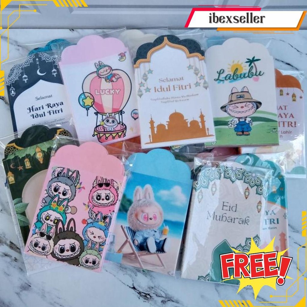 

(Isi 10 Lembar) Amplop Lebaran Motif Terbaru 2025 Ukuran Medium Siap Pakai Sudah Di Lem Terlaris