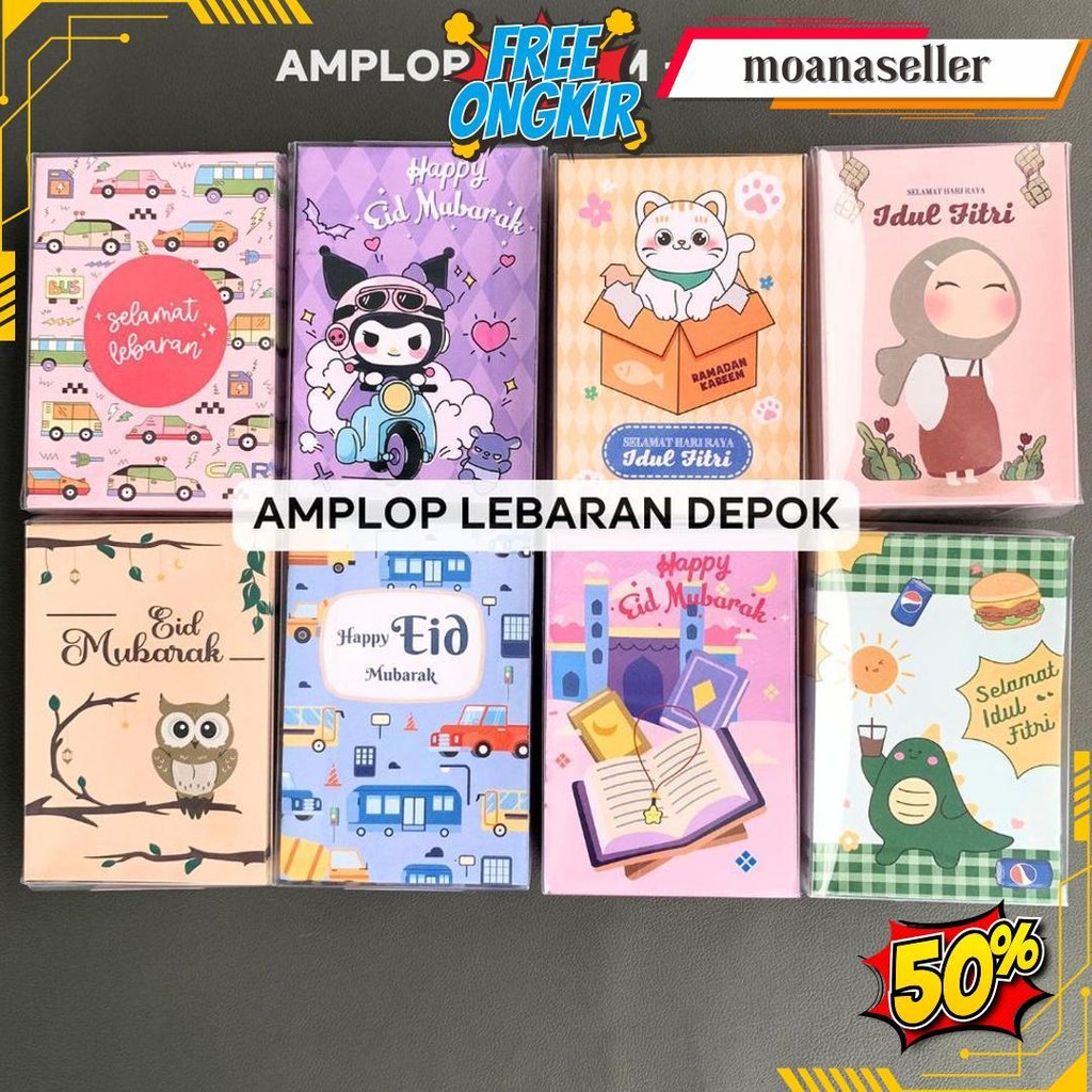 

Amplop Lebaran Mika Isi 50 | Amplop Lebaran Kecil Mika Isi 50 | Amplop Lebaran Kemasan Mika | Amplop Lebaran Isi 50 | Amplop Estettik | Amplop Hari Raya Mika Termurah Banget