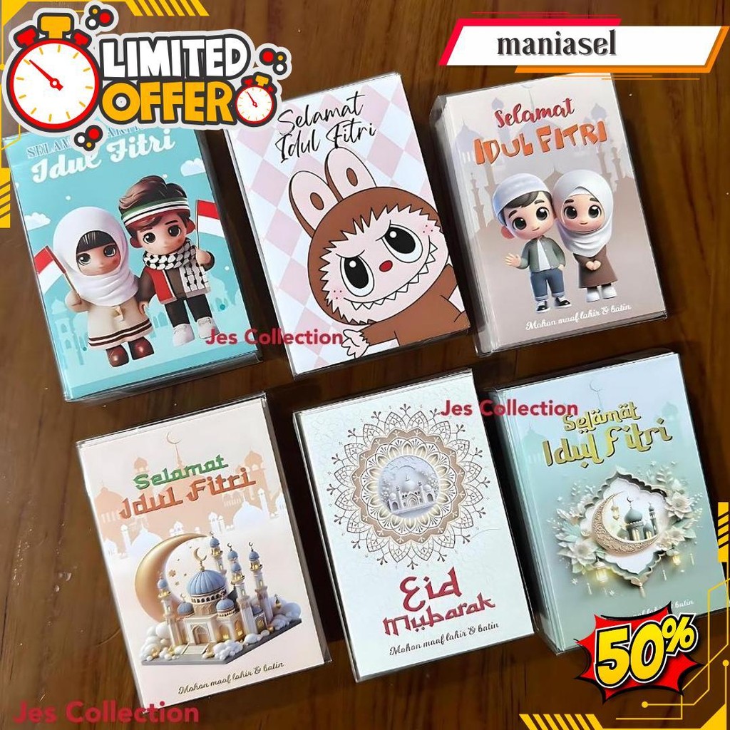 

(Grosir) Amplop Lebaran Idul Fitri Isi 50 Lembar Tahun 2024 Gratis Ongkir