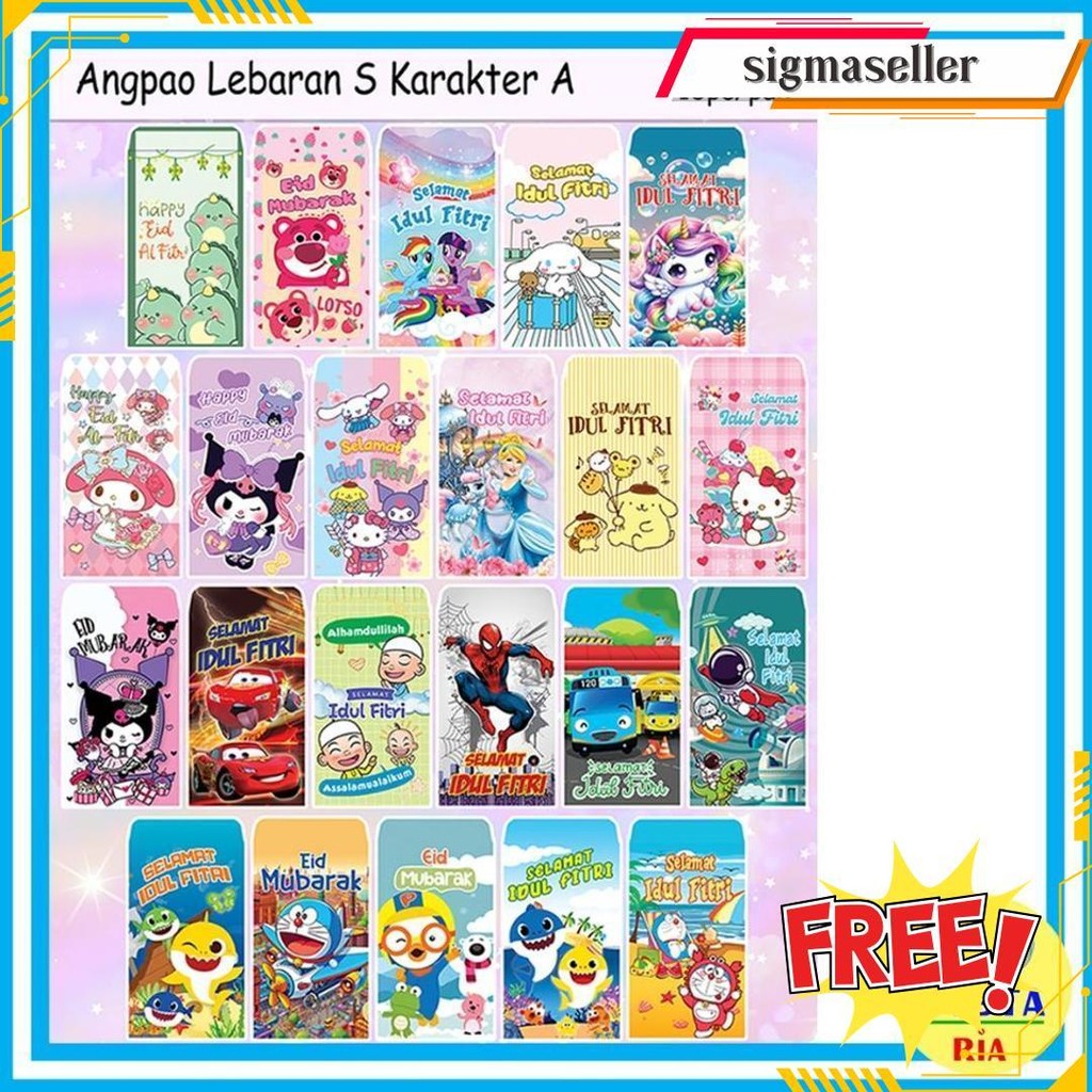 

Murah !! Amplop Idul Fitri Isi 10Pcs Uk S Karakter / Angpao Lebaran Kecil / Amplop Lebaran Idul Fitri / Angpao Karakter Cowok Cewek / Amplop Lebaran Mini / Amplop Lebaran 2025, Islamic, Lebaran, Idul Fitri, Eid Mubarak, Hari Raya,Fitr,Amplop Lebaran Lucu