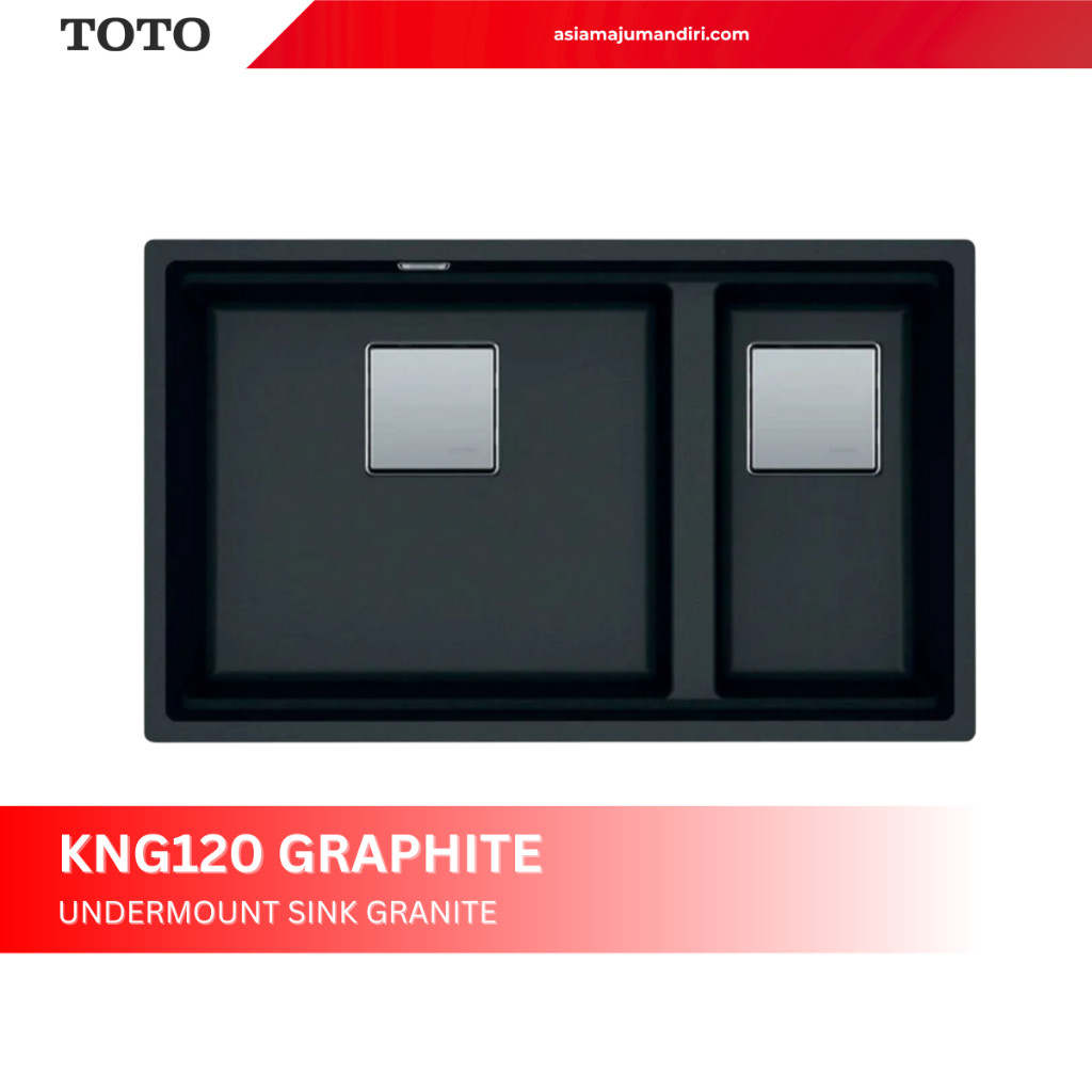 UNDERMOUNT SINK FRANITE DOUBLE BOWL | BAK CUCI PIRING 2 LUBANG GRANITE FRANKE KNG120
