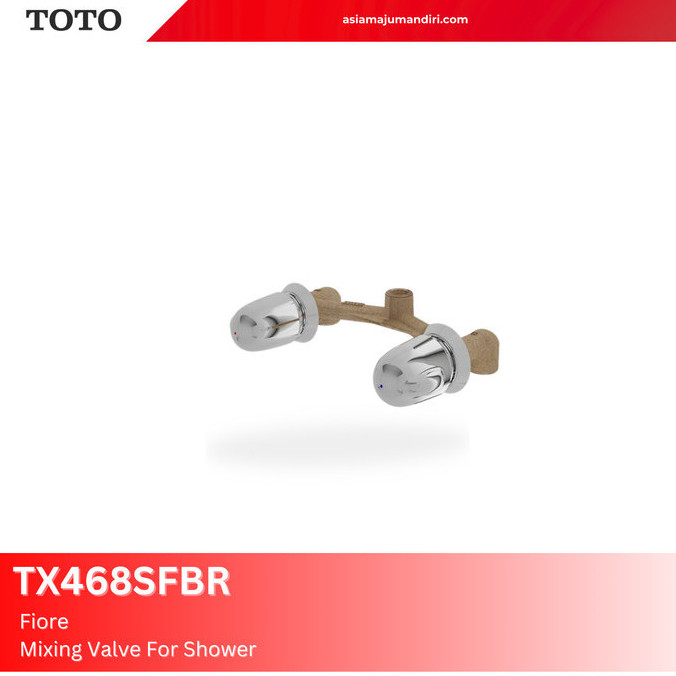 KERAN TANAM PANAS DINGIN | KERAN SHOWER MIXER | KERAN SHOWER PANAS DINGIN TOTO TX468SF