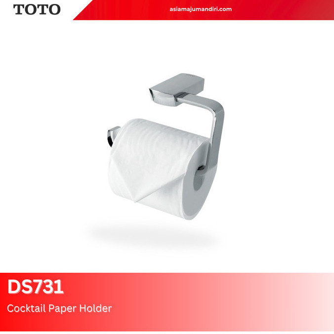 TEMPAT TISU TOILET MINIMALIS CHROME TOTO DS731