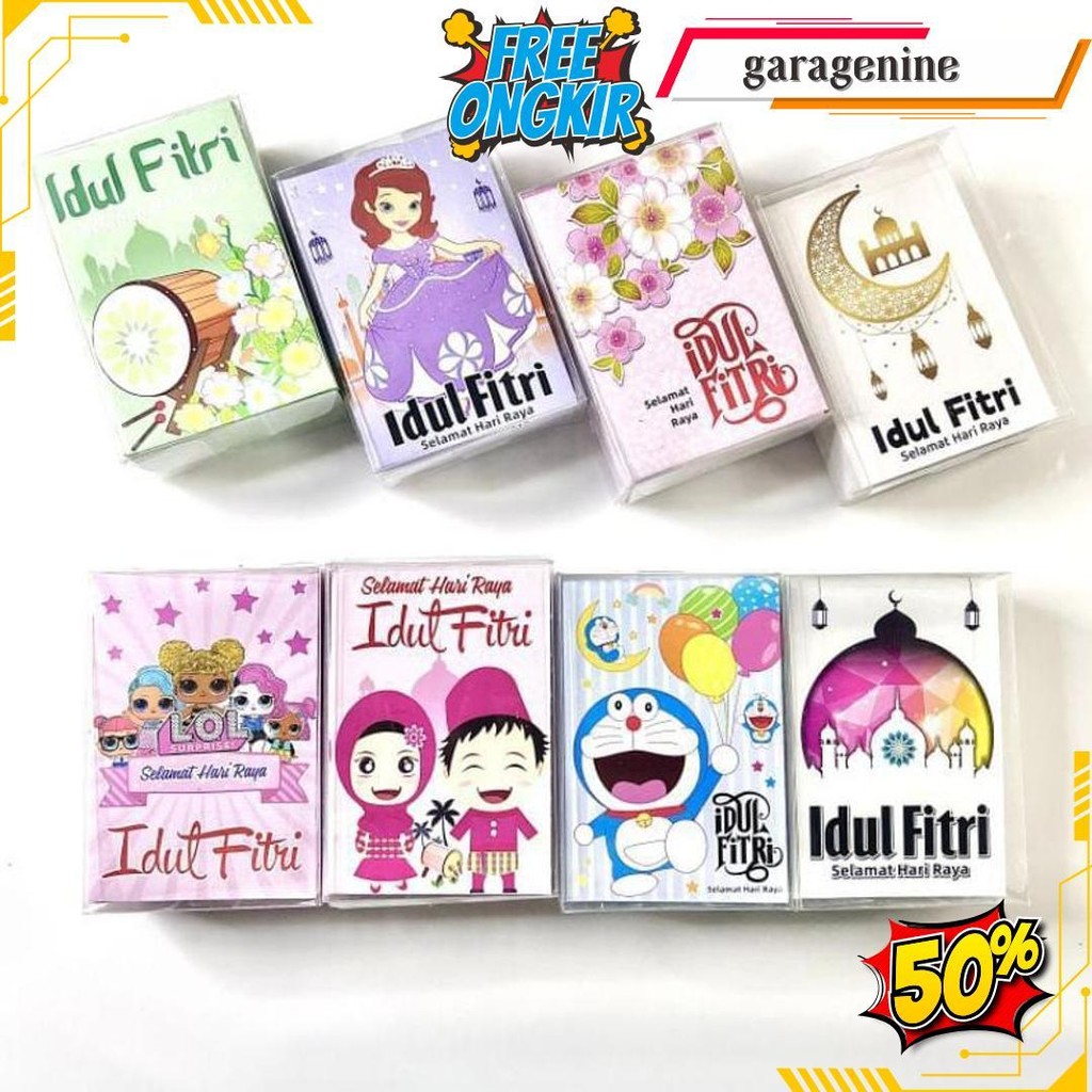 

Grosir Amplop Lebaran Mika Isi 50 Lembar / Angpao Hari Raya Idul Fitri Kartun Terlaris