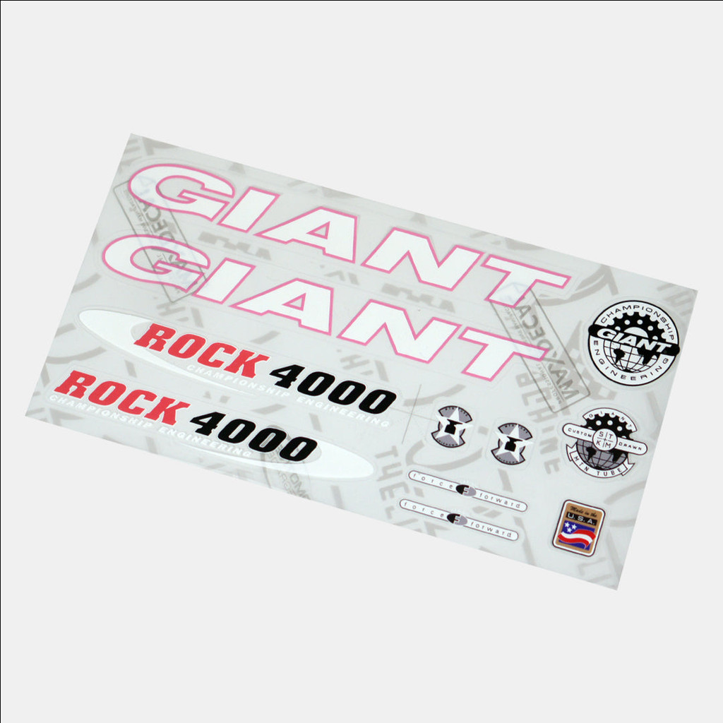 Giant Rock 4000 Frameset / Sticker / Decal Sepeda