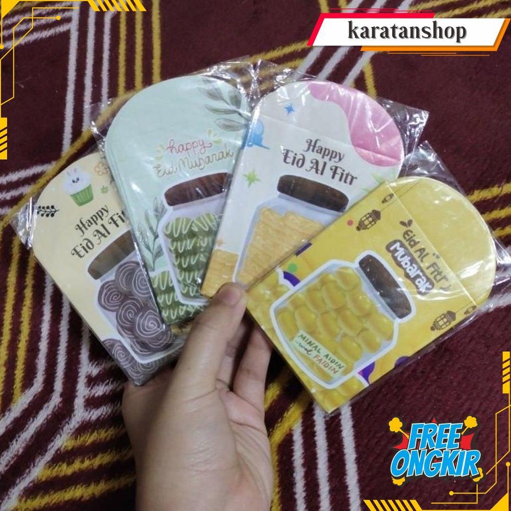 

Amplop Lebaran Angpao Idul Fitri / Natal Christmas Viral Unik Tema Jajan 1 Pack Isi 10 Cod