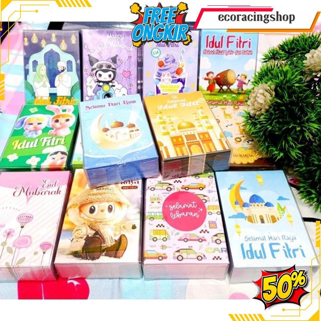 

Amplop Lebaran Idul Fitri (Isi 50 Pcs) Amplop Karakter Viral Angpao Terlaris Siap Kirim