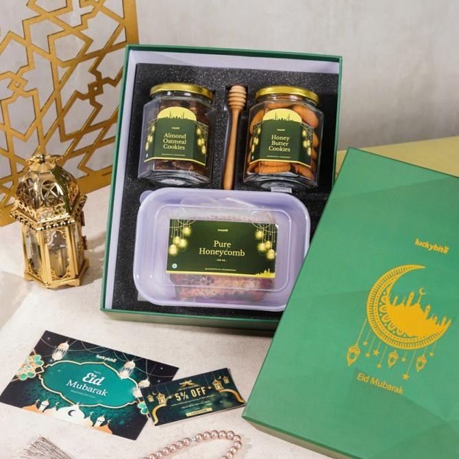 

Hampers Lebaran / Parcel Lebaran - Premium Hard Box - Luckybite Original Dan Terpercaya