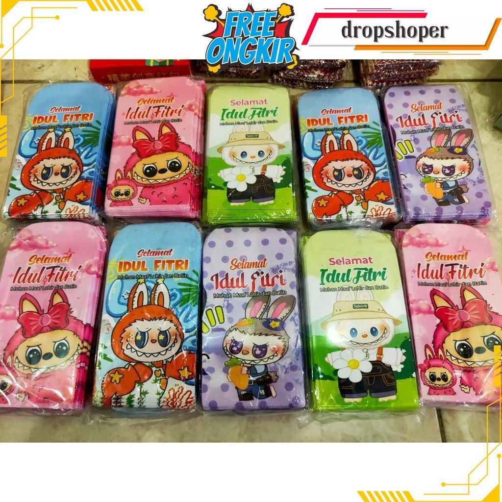 

100Pcs Amplop Viral Lebaran Idul Fitri Model Permen Siap Pakai Thr Banyak Motif Dan Karakter Termurah Banget