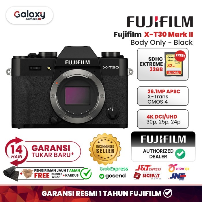 Fujifilm X-T30 Mark Ii / Xt30 Mark 2 / Xt 30 Ii Body Garansi Resmi
