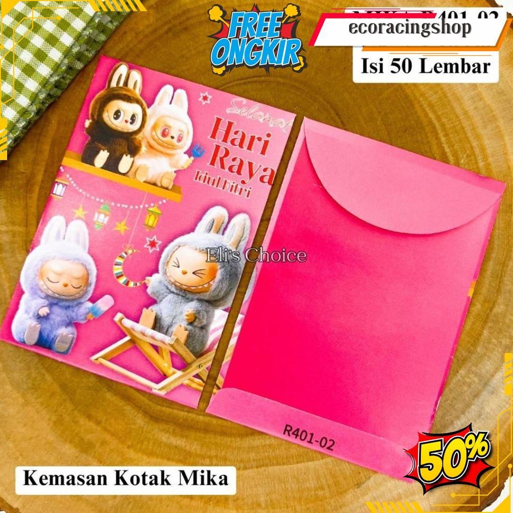 

Amplop Gambar Kartun Viral 2025 Isi 50 Lembar Amplop Lebaran Hari Raya Idul Fitri Karakter Unik Gratis Ongkir