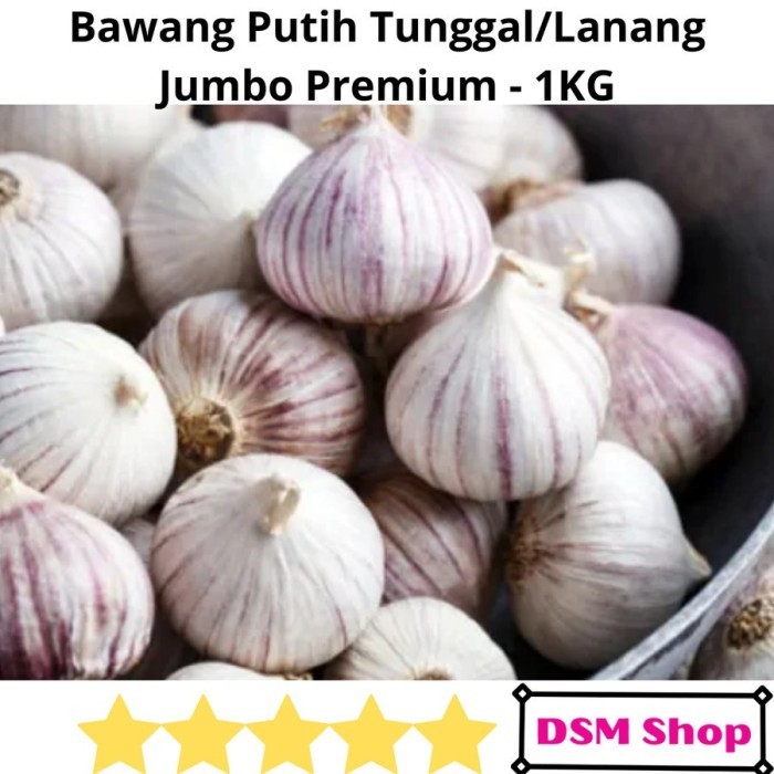 

TERLARIS BAWANG PUTIH TUNGGAL/BAWANG LANANG TUNGGAL IMPORT JUMBO 1KG MURAH!!! MURAH